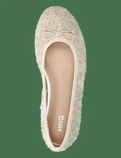 Mango Glitter ballet flats with bow - Ballerinaskor & Slip-ons|Barn Ballerinaskor & Slip-Ons