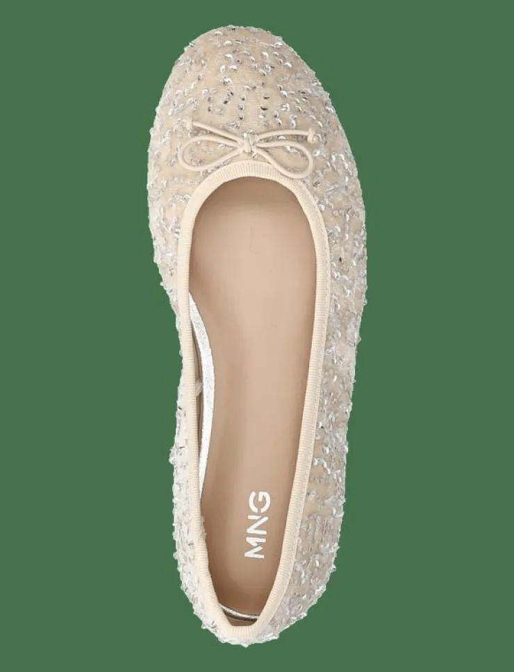 Mango Glitter ballet flats with bow - Ballerinaskor & Slip-ons|Barn Ballerinaskor & Slip-Ons