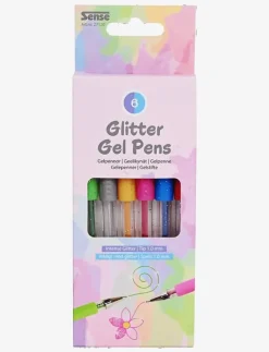 Sense GLITTER GELPENNOR 6-P - Färgpennor|Barn Rita & Pyssla