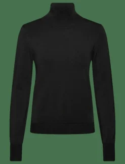 Kvinnor Filippa K Stickat|Glossy Knit Turtleneck Sweater - Polotröjor