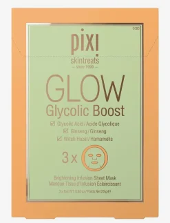 Kvinnor Pixi Hudvård|Glow Glycolic Boost (Sheet Masks) - Ansiktsvård