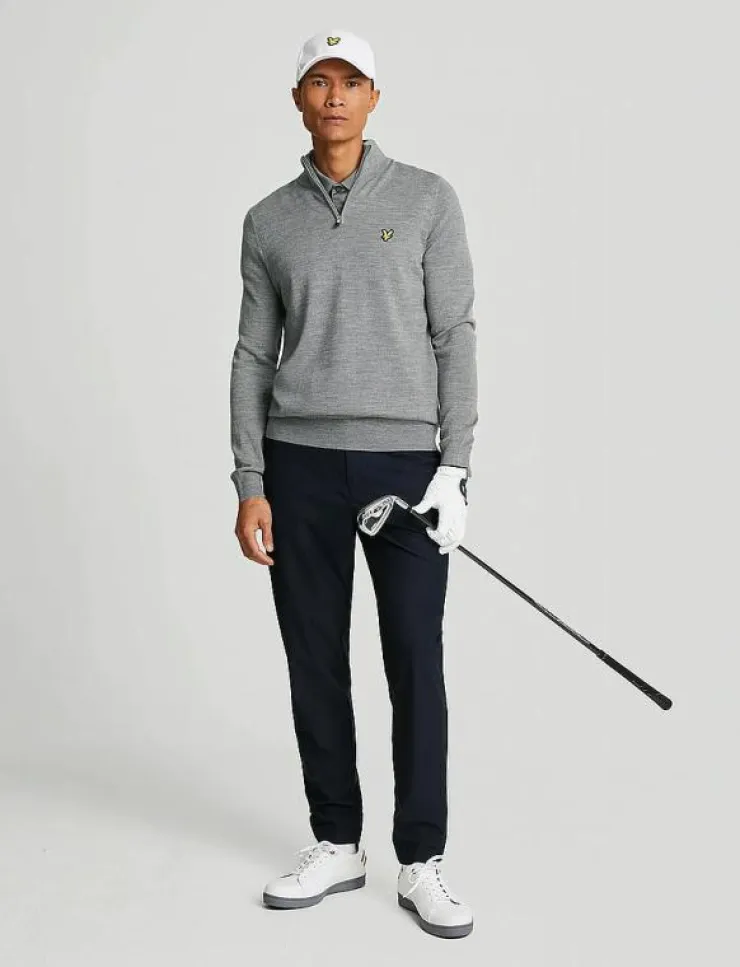 Lyle & Scott Sport Golf Quarter Zip Merino Jumper - Stickat| Sweatshirts