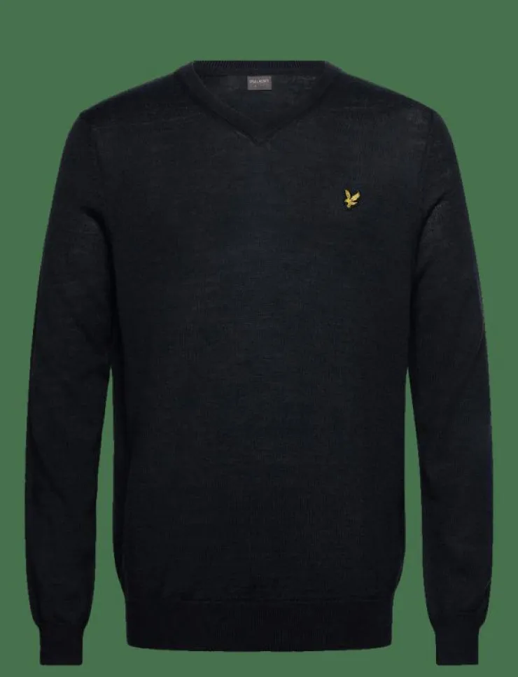Lyle & Scott Sport Golf V Neck Pullover - Stickat| Sweatshirts