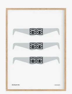 Olle Eksell Ögon - 1956 - Glasses - Illustrationer| Posters & Ramar
