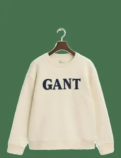 Kvinnor GANT Kläder|GRAPHIC C-NECK SWEAT - Sweatshirts