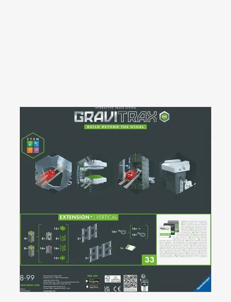 Ravensburger GraviTrax PRO Extension Vertical - Kulbana|Barn Klossar & Byggsatser