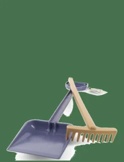 Dantoy GREEN BEAN SHOVEL 50 CM/RAKE 42 CM - Trädgårdsredskap|Barn Uteleksaker