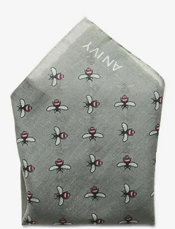 AN IVY Grey Bee Pocket - Näsdukar| Slipsar & Accessoarer