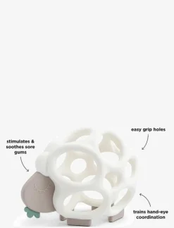 Barn Done by Deer Babyleksaker|Babyleksaker|Grip & teether toy Sheepy - Bitleksaker