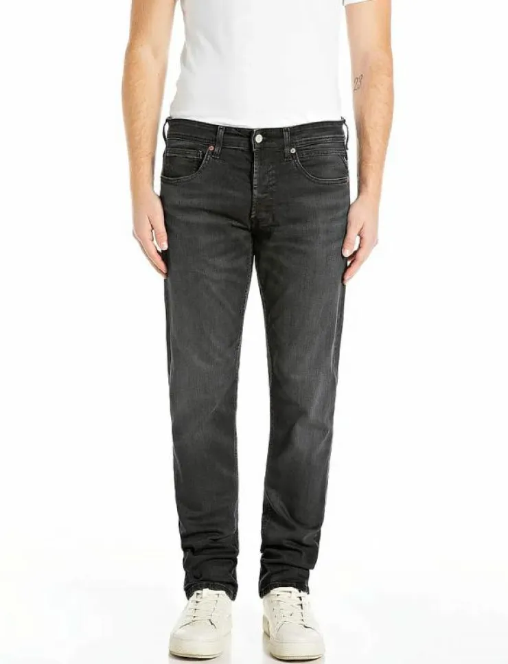 Replay Denim Kläder|Jeans|GROVER Trousers STRAIGHT 573 ECO PLUS - Regular jeans