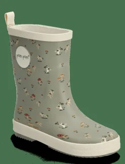 Pom Pom GumBoots AOP - Fodrade Gummistövlar|Barn Regnkläder|Gummistövlar