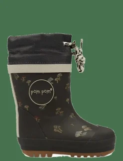 Barn Pom Pom Regnkläder|Gummistövlar|GumBoots™ Thermo - Höga gummistövlar