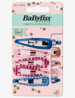 Babyliss Paris Hair clip kids 10 pcs - Hårklämmor|Kvinnor Håraccessoarer|Håraccessoarer