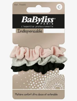 Babyliss Paris Hair elastics in soft fabric 3 pcs - Hårsnoddar|Kvinnor Hår