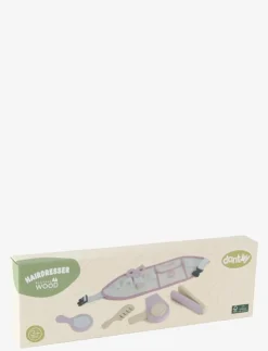 Barn Dantoy Rollspel|HAIRDRESSER SET WOODEN IN GIFT BOX 6 PARTS - Låtsassmink & Accessoar
