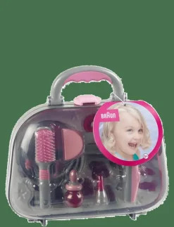 Klein Hairstyling Case With Braun Hairdryer - Låtsassmink & Accessoar|Barn Rollspel