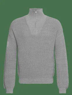 Kvinnor 7 DAYS Active Sweatshirts|Sweatshirts|Half Patent Knit - Stickat