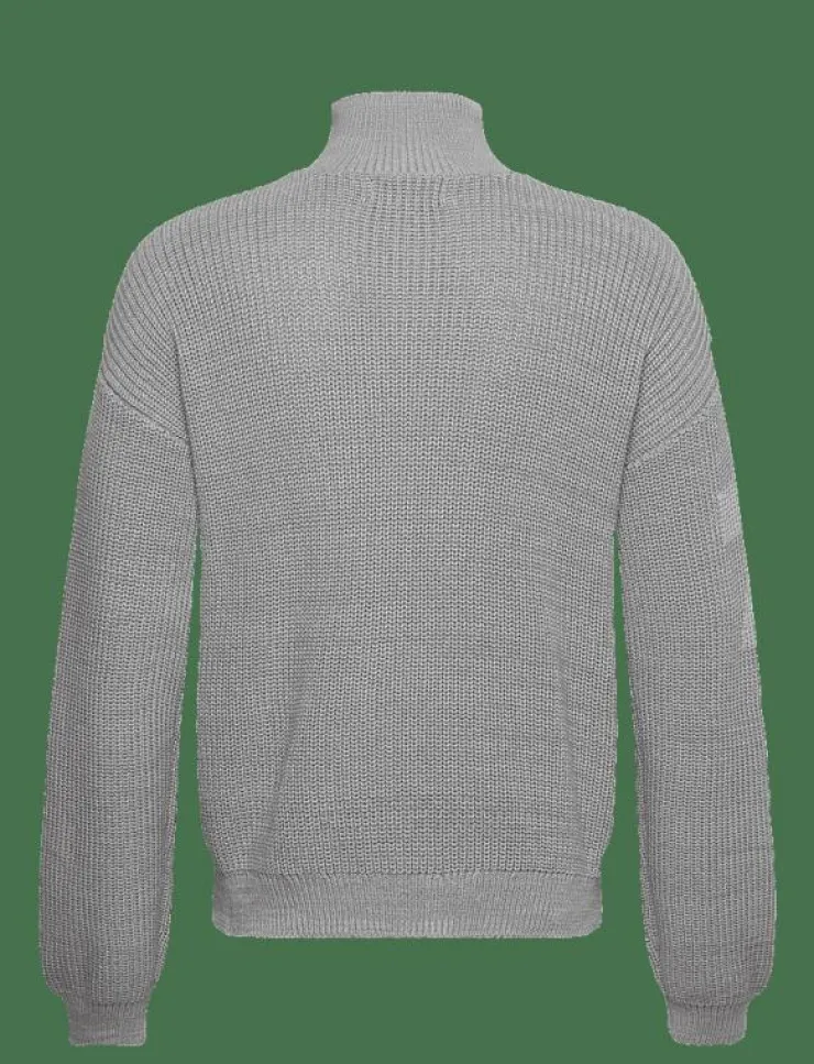Kvinnor 7 DAYS Active Sweatshirts|Sweatshirts|Half Patent Knit - Stickat