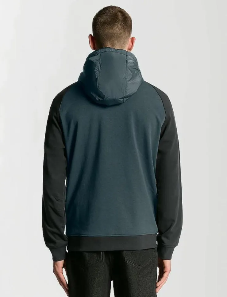Lyle & Scott Half Raglan Hybrid Hoodie - Hoodies| Sweatshirts & Huvtröjor