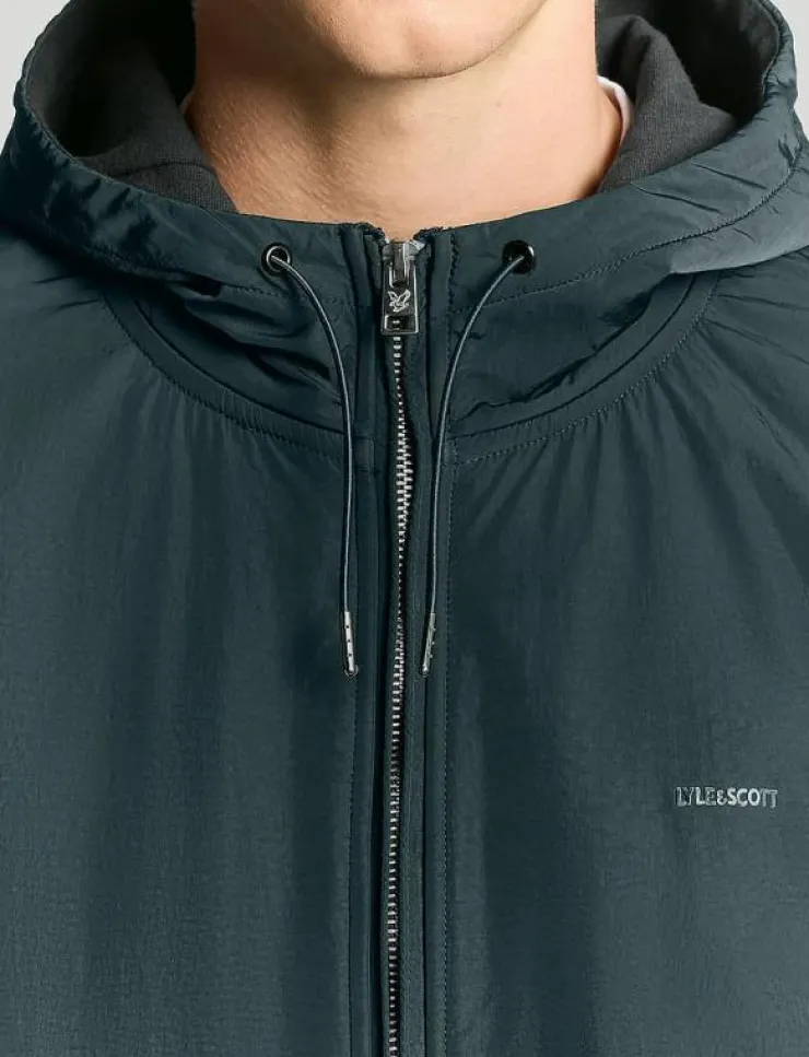 Lyle & Scott Half Raglan Hybrid Hoodie - Hoodies| Sweatshirts & Huvtröjor