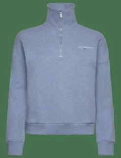 Kvinnor Lexington Clothing Sweatshirts|Half-Zip Logo Sweatshirt - Sweatshirts