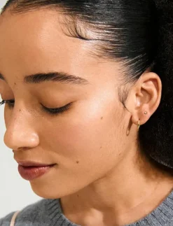Pilgrim HALO gift set earrings 3-in-1 set - Studs örhängen|Kvinnor Smycken