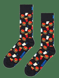 Happy Socks Hamburger Sock - Sockor|Kvinnor Strumpor|Strumpor