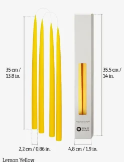 Kunstindustrien Ljus|Hand Dipped Candles, 4 pack - Kronljus