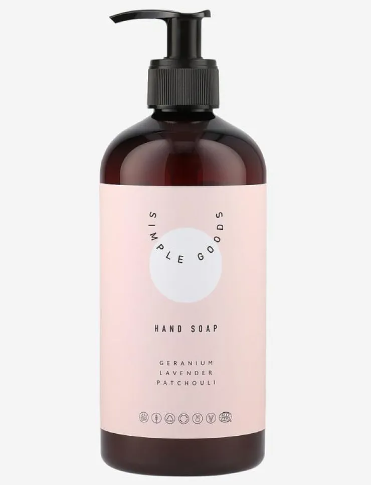Simple Goods Hand Soap, Geranium, Lavender, Patchouli - Flytande tvål|Kvinnor Tvålar & Handkräm|Badrumstillbehör