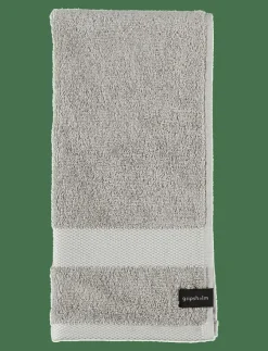 Gripsholm Badrumstextilier|Handdukar & Badlakan|HANDDUK FLINTAGRÅ 50X70 - Badrumstextilier