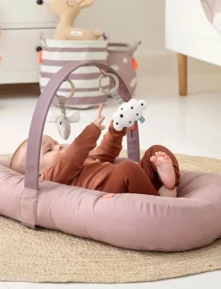 Barn Done by Deer Babyleksaker|Babyleksaker|Hanging activity toy 2 pcs Happy clouds - Interaktiva leksaker