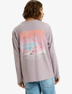 Kvinnor Roxy Toppar & T-Shirts|HANGLOOSE WASHED LS - Långärmade tröjor