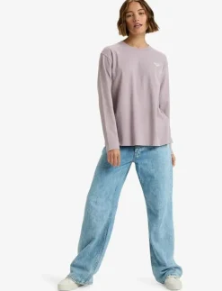 Kvinnor Roxy Toppar & T-Shirts|HANGLOOSE WASHED LS - Långärmade tröjor