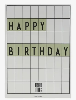 Design Letters Kontorsmaterial|Happy Birthday flags - Kalendrar & Anteckningsblock
