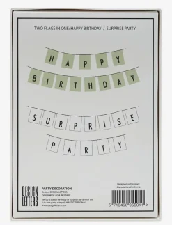 Design Letters Kontorsmaterial|Happy Birthday flags - Kalendrar & Anteckningsblock