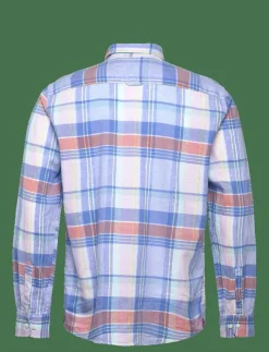 Morris Happy Linen Check Shirt-Classic Fit - Rutiga skjortor| Skjortor