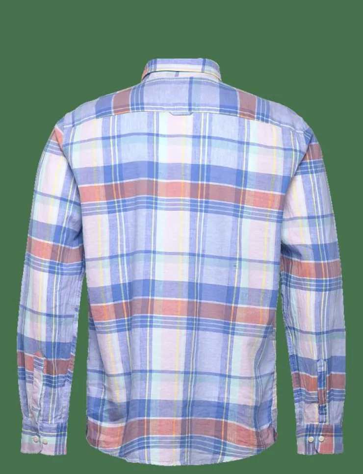 Morris Happy Linen Check Shirt-Classic Fit - Rutiga skjortor| Skjortor