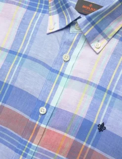 Morris Happy Linen Check Shirt-Classic Fit - Rutiga skjortor| Skjortor