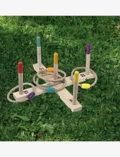 Happy Summer Ring Toss Game Wood - Utomhusspel & Sport|Barn Uteleksaker