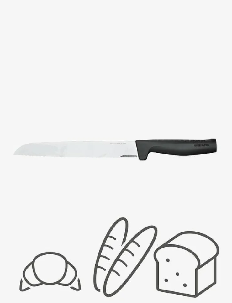 Fiskars Köksknivar & Knivtillbehör|Hard Edge brödkniv 22 cm - Brödknivar