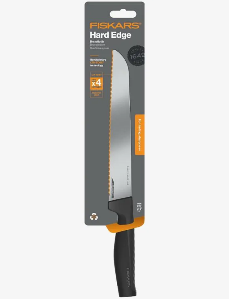 Fiskars Köksknivar & Knivtillbehör|Hard Edge brödkniv 22 cm - Brödknivar