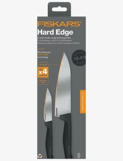 Fiskars Köksknivar & Knivtillbehör|Hard Edge knivset 2 delar - stor kockkniv & grönsakskniv - Knivset