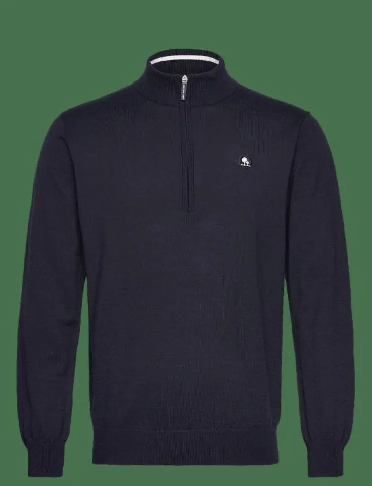 Lexton Links Harris 1/2-Zip Merino Sweater - Stickat| Sweatshirts