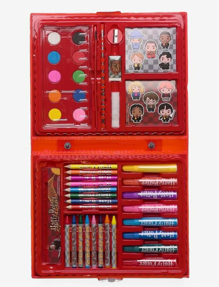 Euromic HARRY POTTER, 52 pcs. Art Case - Färgpennor|Barn Leksaker|Leksaker