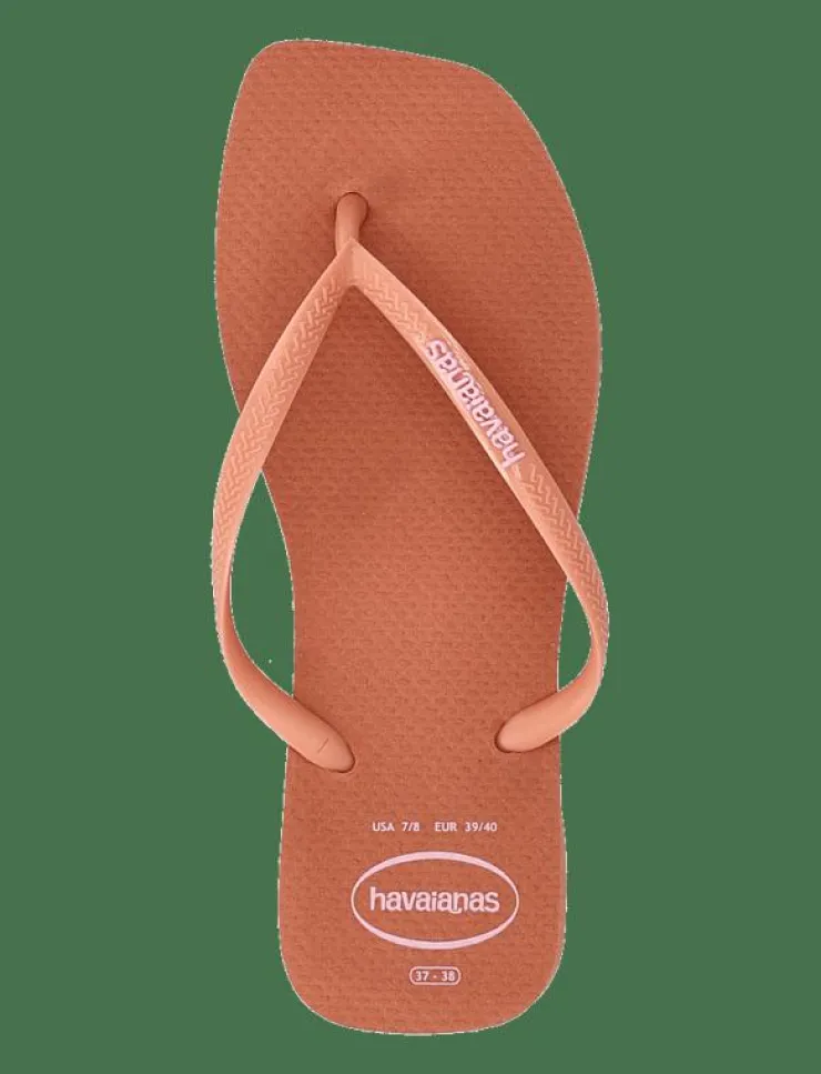 Kvinnor Havaianas Flip Flops|Hav. Square Logo Pop U - Sandaler