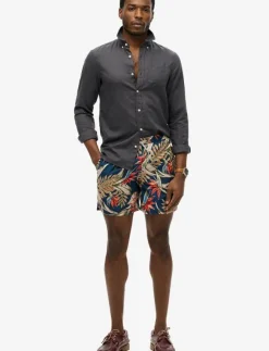 Superdry Badkläder|HAWAIIAN PRINT 16 SWIM SHORT - Badbyxor