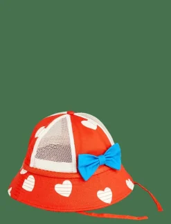 Barn Mini Rodini Solhattar|Hearts aop sun hat - Solhatt