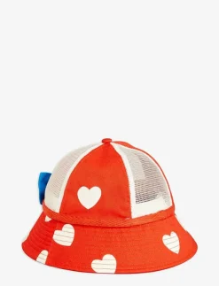 Barn Mini Rodini Solhattar|Hearts aop sun hat - Solhatt