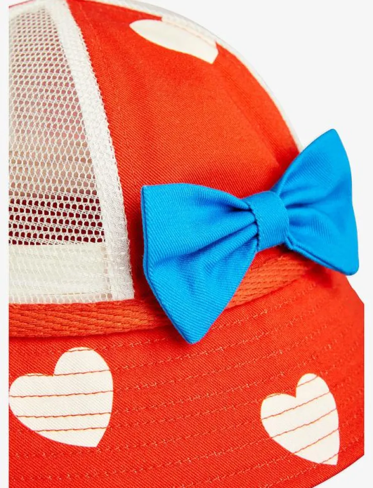 Barn Mini Rodini Solhattar|Hearts aop sun hat - Solhatt