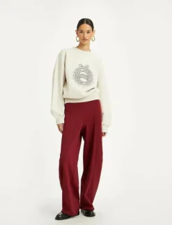 Kvinnor ROTATE Birger Christensen Sweatshirts|HEAVY SWEAT CREWNECK - Sweatshirts